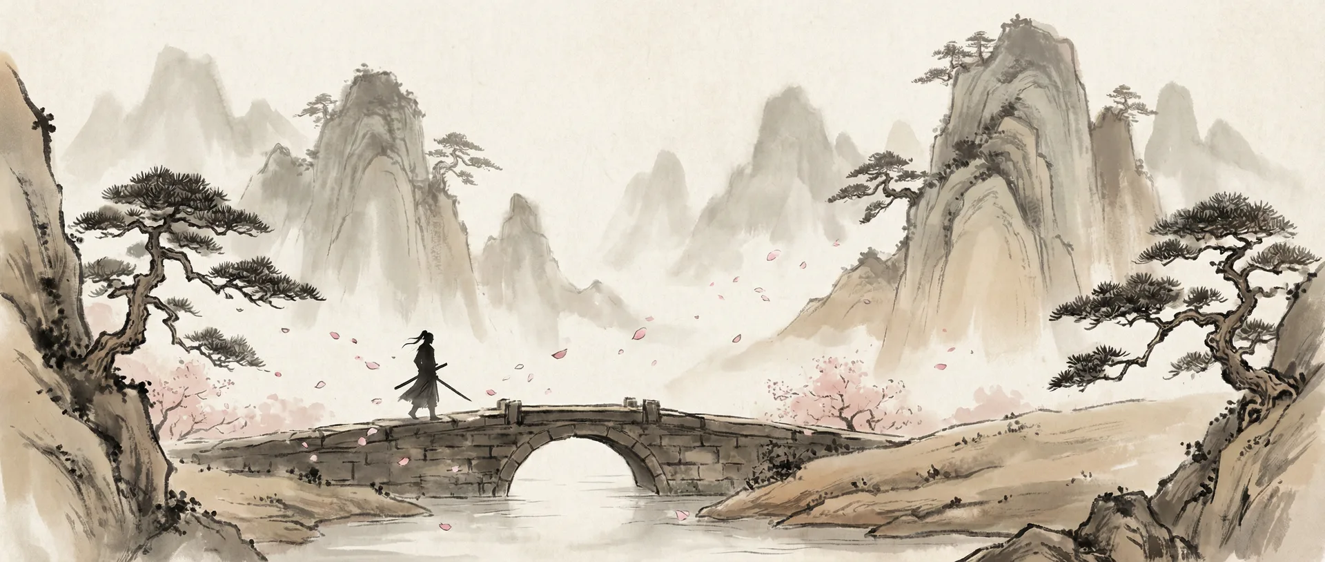 探花郎 - 探花 水墨江湖背景